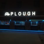channel letter sign for The Plough Pub