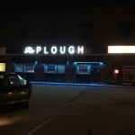 super bright channel letter sign for The Plough